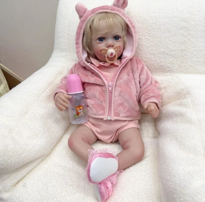 Bebê Reborn Pink 🎀TECIDO🎀 6