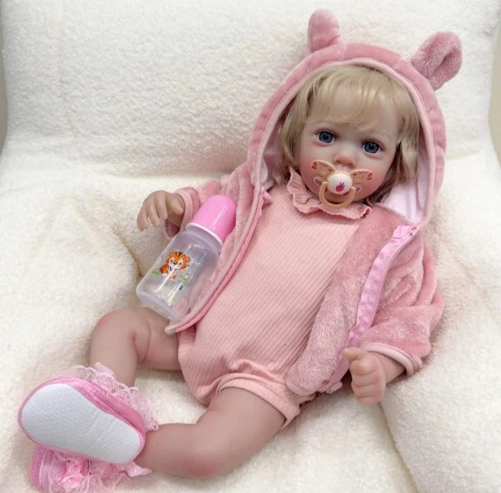 Bebê Reborn Pink 🎀TECIDO🎀