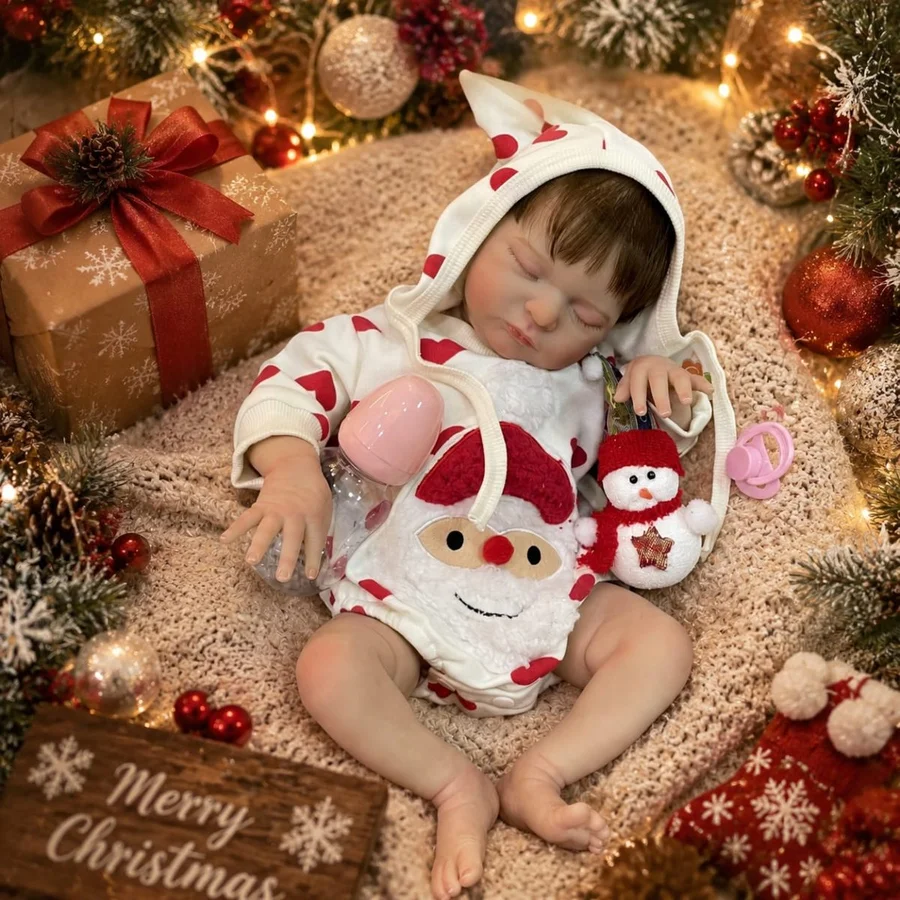 Bebê Reborn 🎅EDIÇÃO LIMITADA 🎄 TECIDO 4