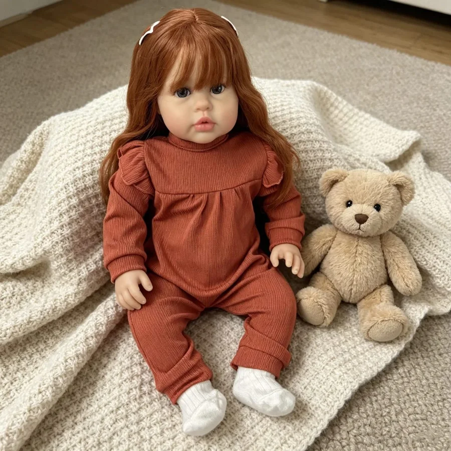 Bebê Reborn Charlotte 🌸TECIDO 🌸