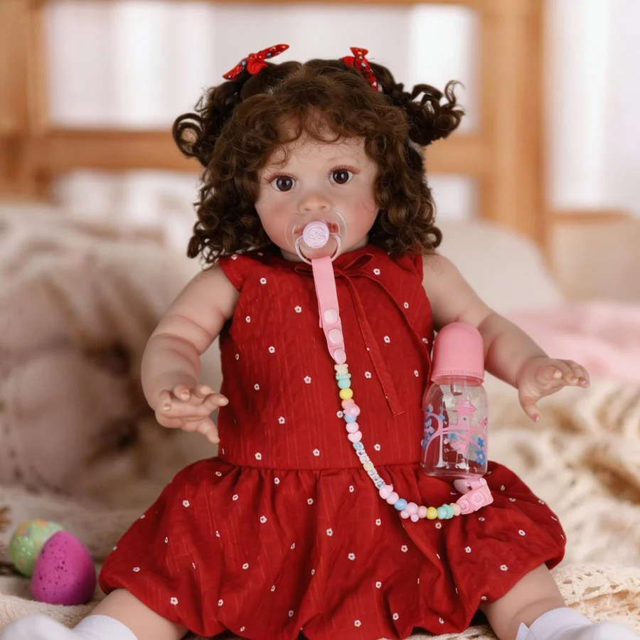 Bebê Reborn Ellen 🎅EDIÇÃO LIMITADA DE NATAL 🎄TECIDO🎄 2