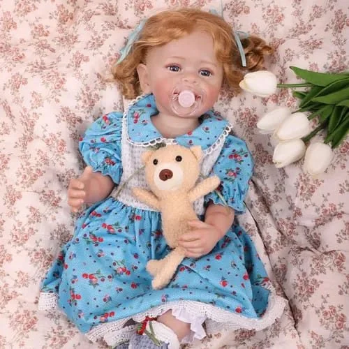 Bebê Reborn Alice 🐇 Silicone vinil 🎩 4