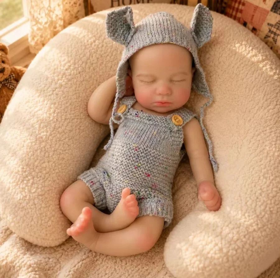 Bebê Reborn Realista 🌟 SÓLIDO 🌟 Abre a boca 4