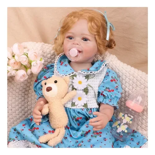 Bebê Reborn Alice 🦋Silicone vinil soft 🦋 5
