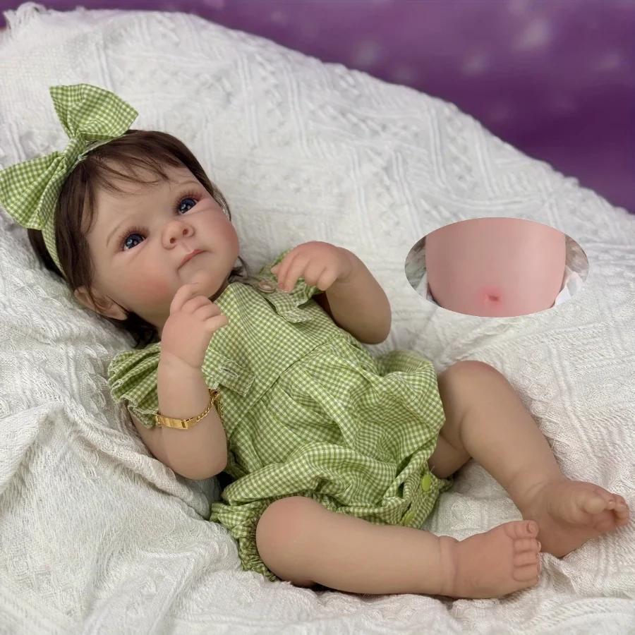 Bebê Reborn Esmeralda 🦋Silicone vinilsoft 🦋