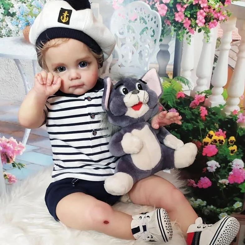 Bebê Reborn Marinheiro 🌸TECIDO🌸 2